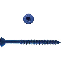 Flat Square HD Concrete Screws, 3/16" x 2-3/4" L, Zinc Plate Toolneeds Inc.