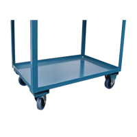 Chariots de service &agrave; bordure profonde, 2 Tiers, 24" la x 47" h x 36" p, Capacit&eacute; 1200 lb Toolneeds Inc.