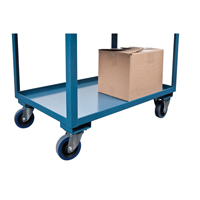 Chariots de service &agrave; bordure profonde, 2 Tiers, 24" la x 47" h x 36" p, Capacit&eacute; 1200 lb Toolneeds Inc.