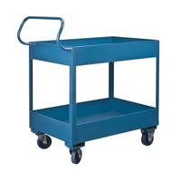Chariots de service &agrave; bordure profonde, 2 Tiers, 24" la x 47" h x 36" p, Capacit&eacute; 1200 lb Toolneeds Inc.