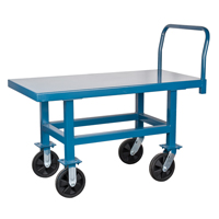 Elevated Platform Trucks, 60" L x 30" W, 2000 lbs. Capacity, Nylon Casters Toolneeds Inc.