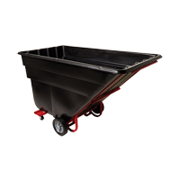 Tilt Truck, Polyethylene, 1-1/2 cu. yd., 1200 lbs. Load Capacity Toolneeds Inc.