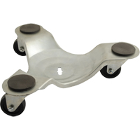 Zinc Plated Leg Dolly, 300 lbs. Capacity, Steel Frame, 2.75" H Toolneeds Inc.