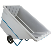 Tilt Truck, Polyethylene, 1.1 cu. yd., 2000 lbs. Load Capacity Toolneeds Inc.