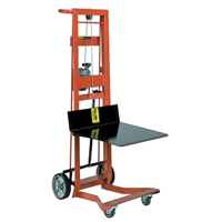 Platform Lift Stacker, Hand Winch Operated, 750 lbs. Capacity, 40" Max Lift Toolneeds Inc.