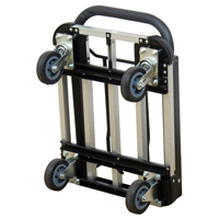 Chariot &agrave; plateforme avec poign&eacute;e pliante, Aluminium, 300 lb, 28" lo x 16" la, Hauteur 37,75" Toolneeds Inc.