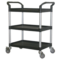Utility Cart, 3 Tiers, 33-1/2" x 39-3/8" x 19", 300 lbs Capacity Toolneeds Inc.