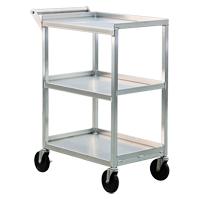 Utility Cart, 3 Tiers, 16-1/2" W x 39" H x 27-3/4" D, 350 lbs. Capacity Toolneeds Inc.