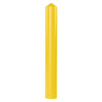 Smooth Bollard Cover, 4" Dia. x 56" L, Yellow Toolneeds Inc.