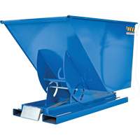 Self-Dumping Hopper, Steel, 1 cu.yd., Blue Toolneeds Inc.