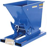 Self-Dumping Hopper, Steel, 1/3 cu.yd., Blue Toolneeds Inc.