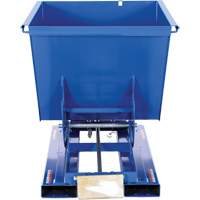 Self-Dumping Hopper, Steel, 1/2 cu.yd., Blue Toolneeds Inc.