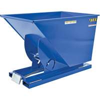 Self-Dumping Hopper, Steel, 1 cu.yd., Blue Toolneeds Inc.