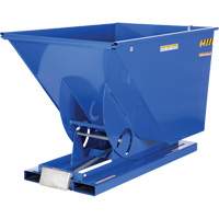 Self-Dumping Hopper, Steel, 1-1/2 cu.yd., Blue Toolneeds Inc.