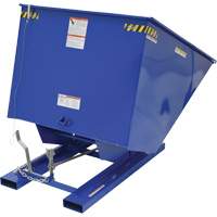 Self-Dumping Hopper, Steel, 2 cu.yd., Blue Toolneeds Inc.