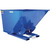 Self-Dumping Hopper, Steel, 2-1/2 cu.yd., Blue Toolneeds Inc.