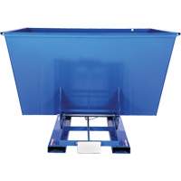 Self-Dumping Hopper, Steel, 2-1/2 cu.yd., Blue Toolneeds Inc.