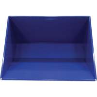 Self-Dumping Hopper, Steel, 3 cu.yd., Blue Toolneeds Inc.