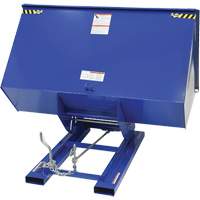 Self-Dumping Hopper, Steel, 3 cu.yd., Blue Toolneeds Inc.