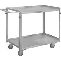 Chariot avec tablettes de calibre industriel, 2 Tiers, 16-3/4" la x 34" h x 36-7/16" p, Capacit&eacute; 600 lb Toolneeds Inc.