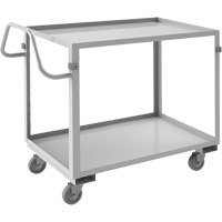 Chariot avec tablettes de calibre industriel, 2 Tiers, 22-1/2" la x 36-1/2" h x 42-7/16" p, Capacit&eacute; 600 lb Toolneeds Inc.