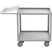 Industrial Grade Order Picking Cart, 39" H x 18-1/8" W x 45" D, 2 Shelves, 1200 lbs. Capacity Toolneeds Inc.