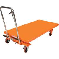 Hydraulic Scissor Lift Table, 63" L x 31-1/2" W, Steel, 1100 lbs. Capacity Toolneeds Inc.