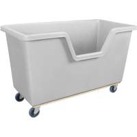 Chariot-caisse &agrave; c&ocirc;t&eacute; ouvert, Poly&eacute;thyl&egrave;ne, 63" lo x 34-1/4'' la x 38-1/2" h, Volume 24 pi³, Capacit&eacute; 1200 lb Toolneeds Inc.