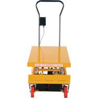 DC Powered Hydraulic Scissor Lift Elevating Cart, Steel, 39-3/4" L x 20-1/2" W, 1000 lbs. Capacity Toolneeds Inc.