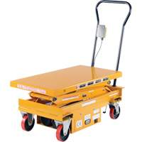DC Powered Hydraulic Scissor Lift Elevating Cart, Steel, 39-3/4" L x 20-1/2" W, 1000 lbs. Capacity Toolneeds Inc.