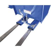 Open Sided Hopper, Steel, 1 cu.yd., Blue Toolneeds Inc.