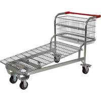 Chariot en treillis emboîtable, Acier, 28-3/4" x 37-1/16" x 59-5/8", Capacit&eacute; 275 lb Toolneeds Inc.