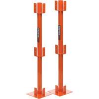 ProGuards Temporary Guard Rail Posts, 8" W x 39" H, Orange Toolneeds Inc.