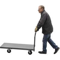 Chariot &agrave; plateforme, 48" lo x 24" la x Capacit&eacute; 2000 lb, Roues en Caoutchouc Toolneeds Inc.