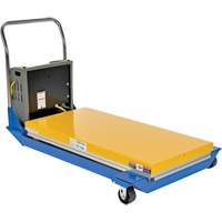 DC Powered & Manual Scissor Lift Table, Steel, 48" L x 24" W, 1000 lbs. Capacity Toolneeds Inc.