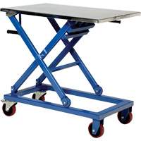 Manual Scissor Lift Table, 37" L x 23-1/2" W, Steel, 660 lbs. Capacity Toolneeds Inc.