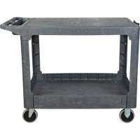 Chariot utilitaire pour l'entretien avec tablette plate, 2 tiers, 25-1/4" x 32-1/4" x 44", Capacit&eacute; 550 lb Toolneeds Inc.