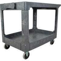 Chariot utilitaire pour l'entretien avec tablette plate, 2 tiers, 25-1/4" x 32-1/4" x 44", Capacit&eacute; 550 lb Toolneeds Inc.