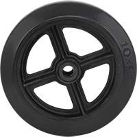 Mold-On Rubber Wheel, 10" (254 mm) Dia. x 2" (50.8 mm) W, 948 lbs. (430 kg) Capacity Toolneeds Inc.