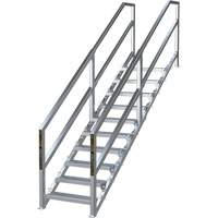 Syst&egrave;me d'escalier modulaire pour la construction de 6-10 marches SmartStairs, 75" ha Toolneeds Inc.