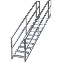 Syst&egrave;me d'escalier modulaire pour la construction de 11-16 marches SmartStairs, 120" ha Toolneeds Inc.