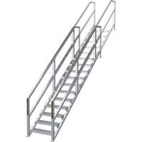 Syst&egrave;me d'escalier modulaire pour la construction de 11-16 marches SmartStairs, 120" ha Toolneeds Inc.