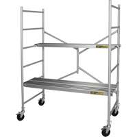 Portable Alu Series Scaffold, Aluminum Frame, 29" D x 72" H Toolneeds Inc.