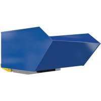 Heavy-Duty H-Style Bump & Dump Hopper, Steel, 1 cu.yd., Blue Toolneeds Inc.