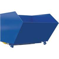 Heavy-Duty H-Style Bump & Dump Hopper, Steel, 1-1/2 cu.yd., Blue Toolneeds Inc.