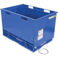Drop Bottom Hopper, Steel, 1 cu.yd., Blue Toolneeds Inc.