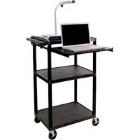 Electric Utility Cart, 3 Tiers, 24" x 42" x 18", 300 lbs. Capacity Toolneeds Inc.
