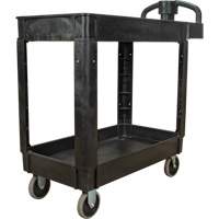 Chariot utilitaire, 2 tiers, 17-1/8" x 33-1/2" x 37-5/8", Capacit&eacute; 550 lb Toolneeds Inc.