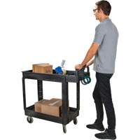 Chariot utilitaire, 2 tiers, 17-1/8" x 33-1/2" x 37-5/8", Capacit&eacute; 550 lb Toolneeds Inc.