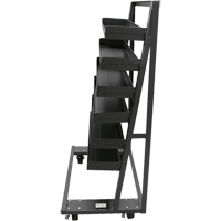 Single-Sided Heavy Duty A-Frame Cart with 6 Lipped Trays, 38" x 25" x 63", 2500 lbs. Capacity Toolneeds Inc.